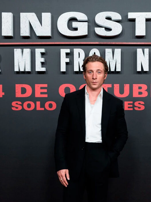 Jeremy Allen White en la presentación de la película de Springsteen