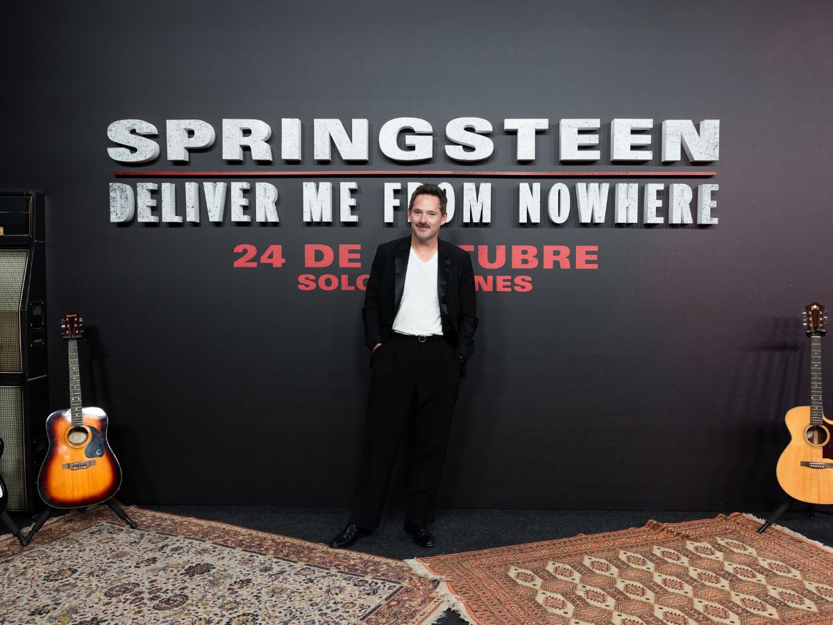 El director de la película, Scott Cooper, en la presentación de la película de Springsteen en los cines Callao de Madrid