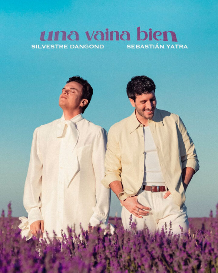 Sebastián Yatra junto con Silvestre Dangond en la imagen promocional de Una Vaina Bien