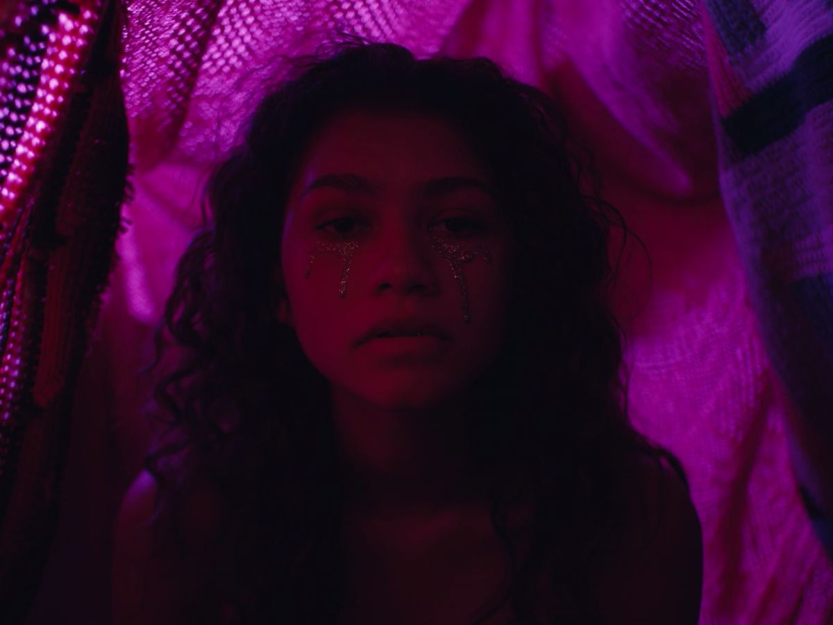 Zendaya en una escena de los nuevos episodios de la tercera temporada de Euphoria.