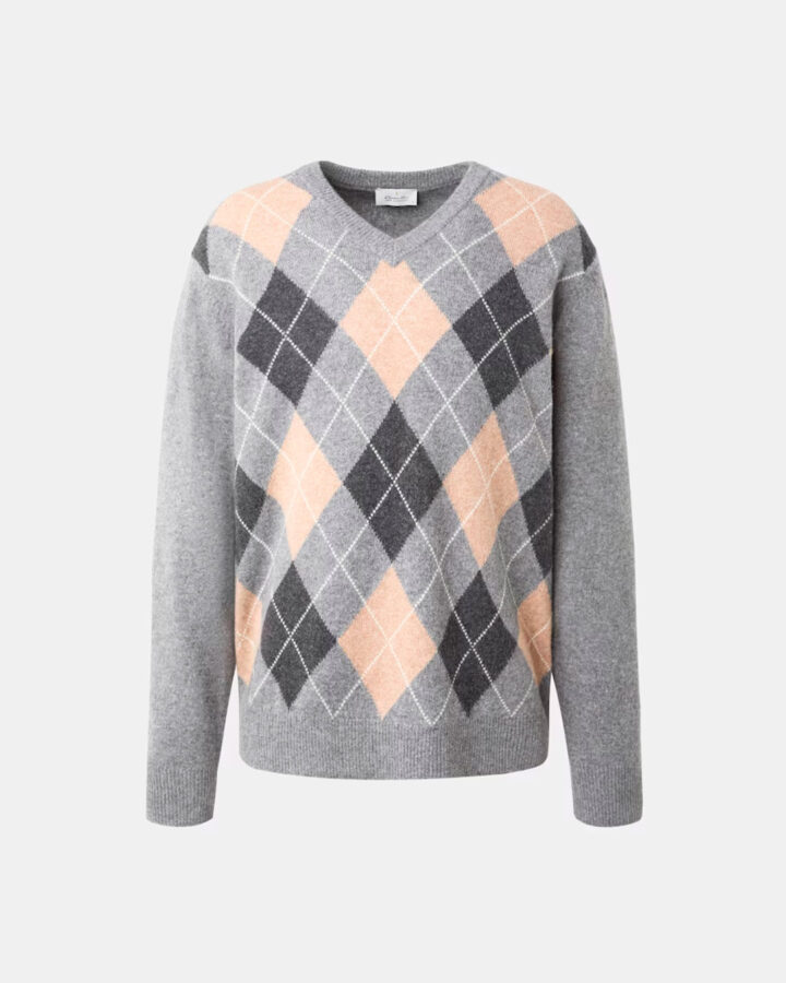 Jersey de rombos gris de Emidio Tucci