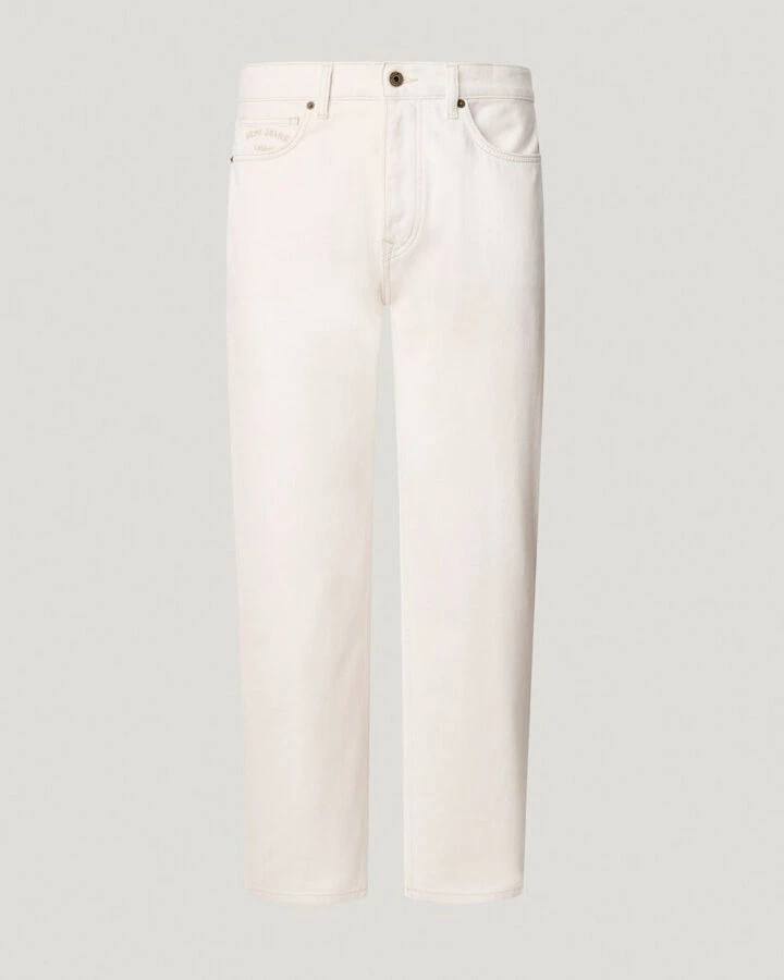 Pantalón denim blanco de hombre Pepe Jeans