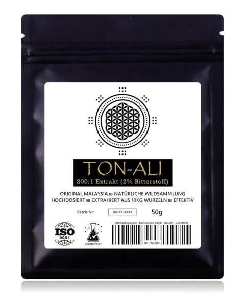 Suplemento de Tongkat ali para mejorar la testosterona