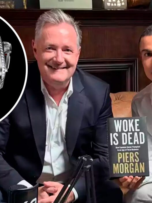 Cristiano Ronaldo luce el Jacob & Co Twin Turbo Furious, valorado en 1,43 millones de dólares, durante su entrevista con Piers Morgan.