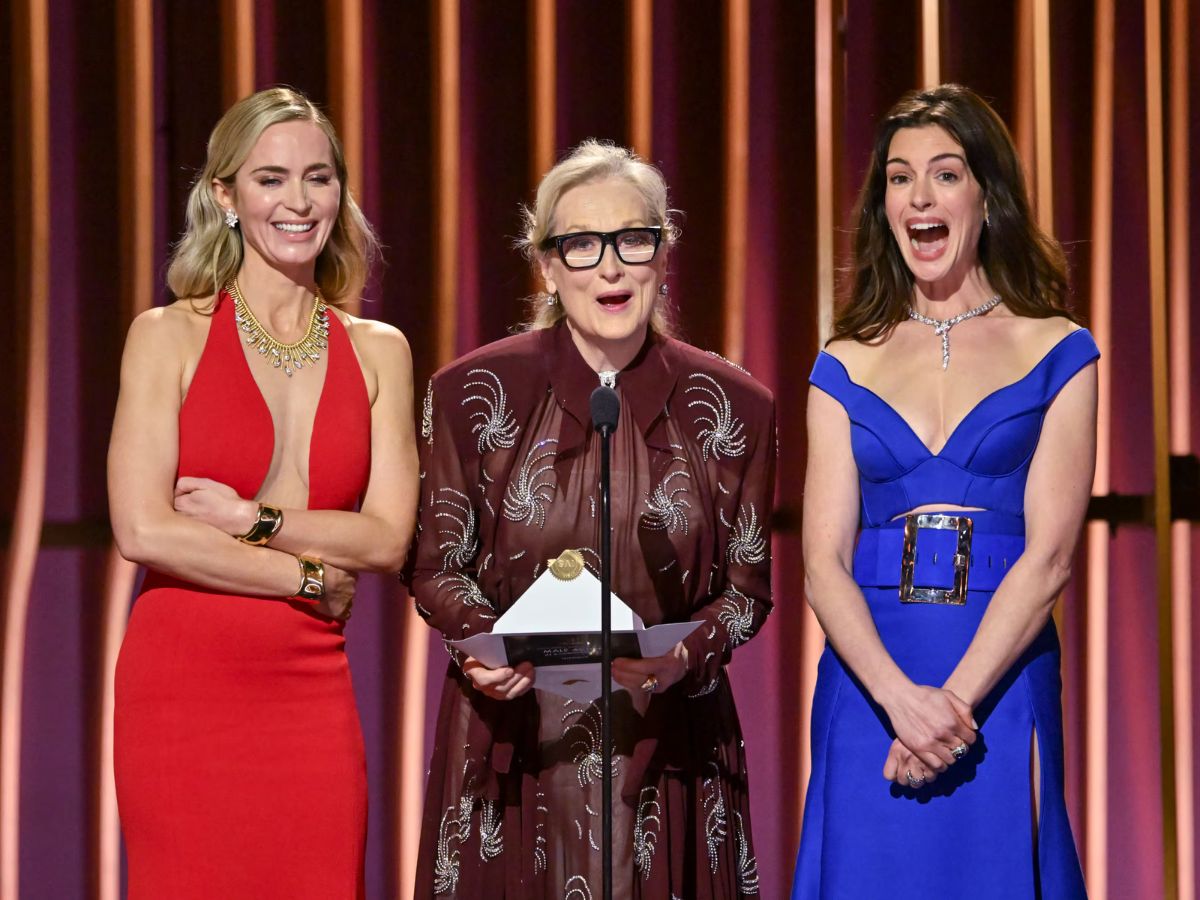 SAG Awards 2024 Anne Hathaway, Meryl Streep y Emily Blunt