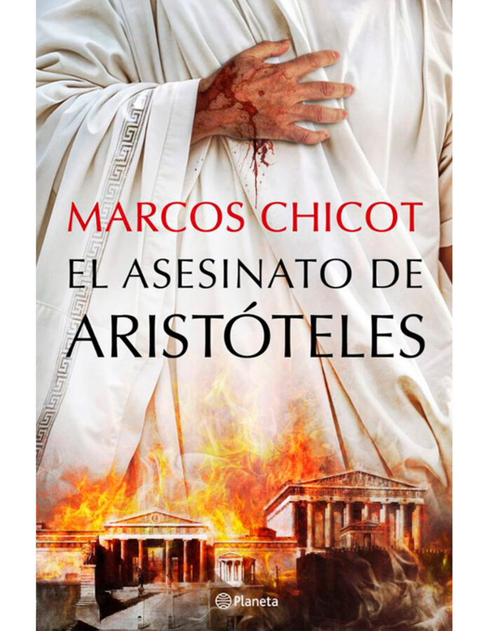 Portada del libro "El asesinato de Aristóteles", de Marcos Chicot