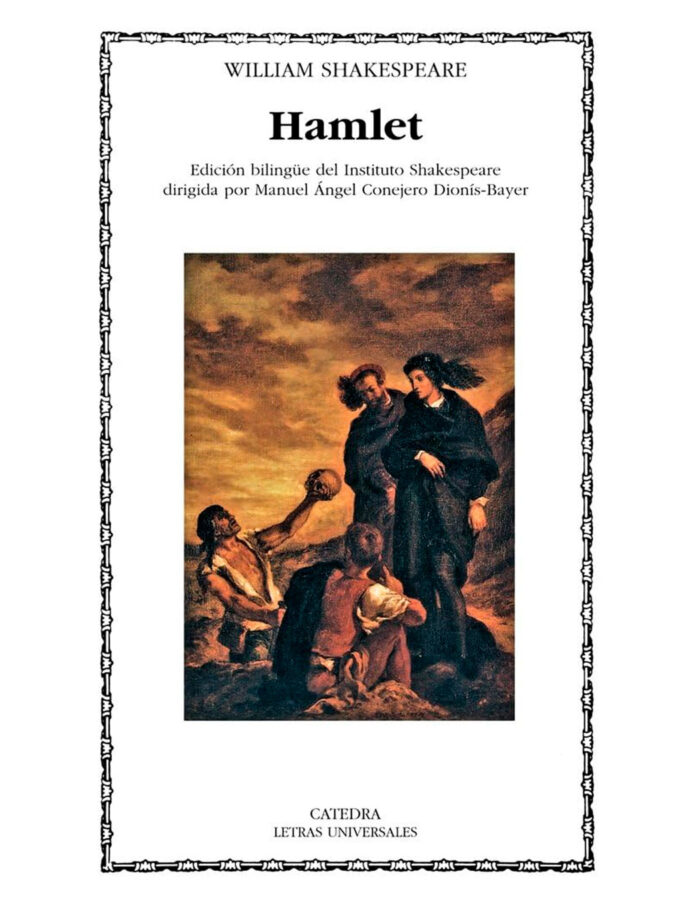 Portada del libro Hamlet, de William Shakespeare