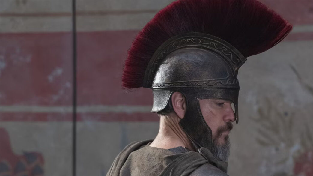 Matt Damon caracterizado para la película "La Odisea" de Christopher Nolan