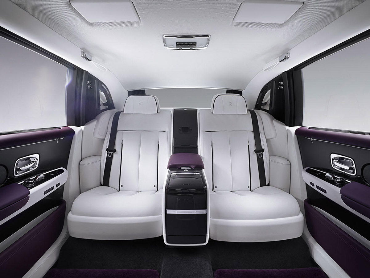 Interior del Rolls-Royce Phantom