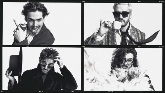 Los integrantes del grupo Morat posan en una divertida sesión de fotos para la revista Rísbel, despues de ganar un Latin Grammy el pasado viernes 14 de noviembre.