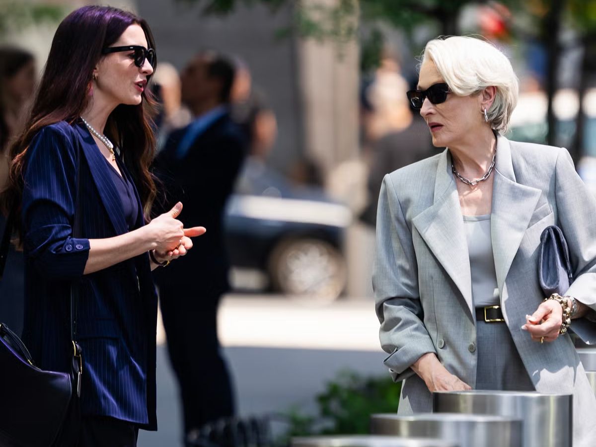 Escena de la secuela El diablo viste de Prada 2