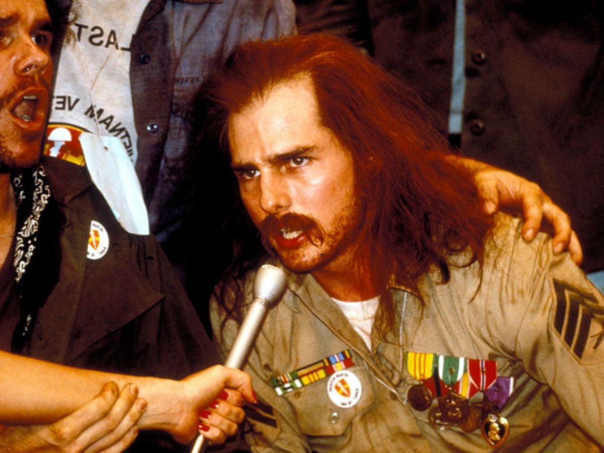 Tom Cruise escena película Nacido el 4 de julio