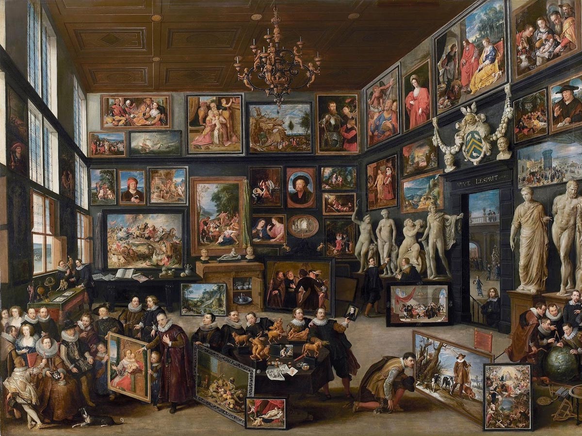 Obra El gabinete de arte de Cornelis van der Geest disponible en el Museo El Prado de Madrid 