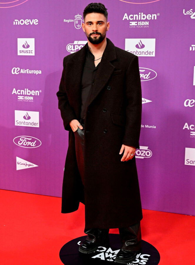 J Kbello en Valencia en el photocall de Los40 Music Awards 2025.