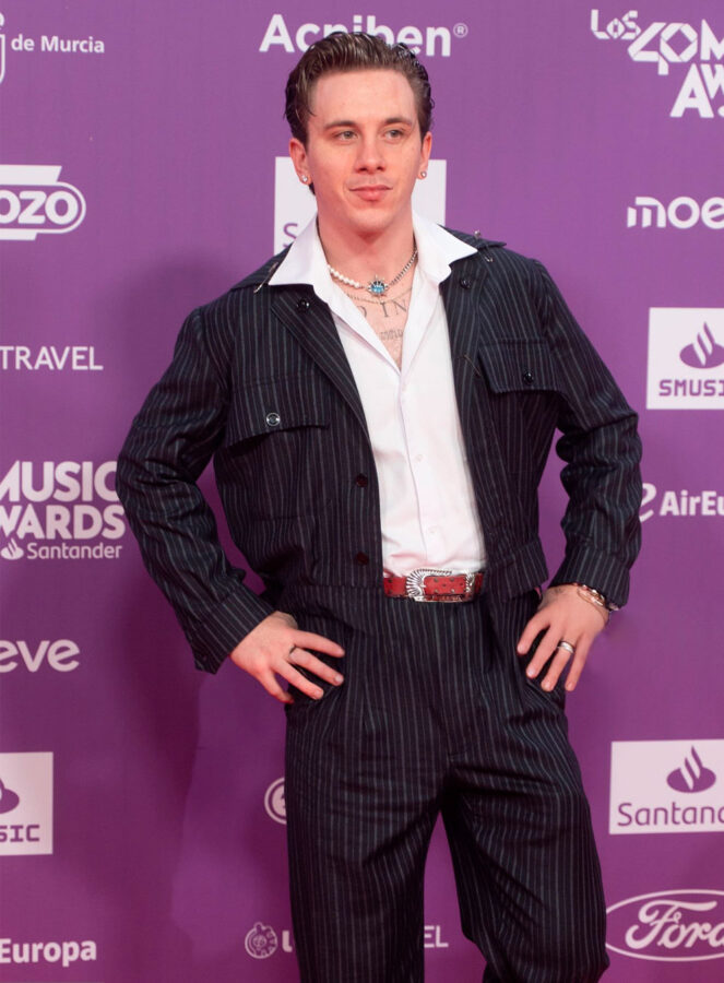 Walls en Valencia en el photocall de Los40 Music Awards 2025.