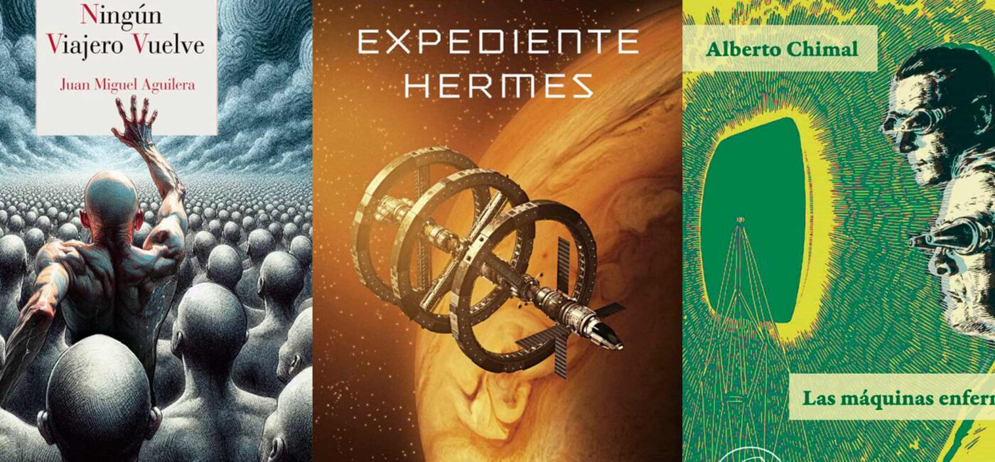 Portadas de algunos de los libros de ciencia ficción más vendidos del 2025