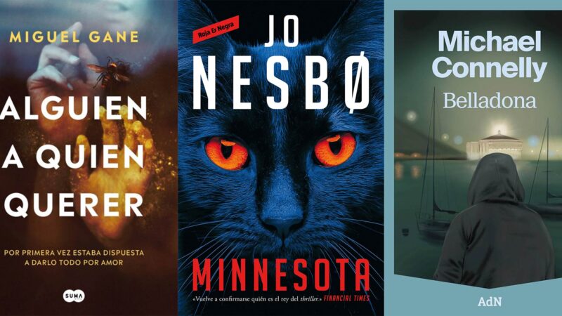 Portada de algunos de los mejores libros de misterio del 2025