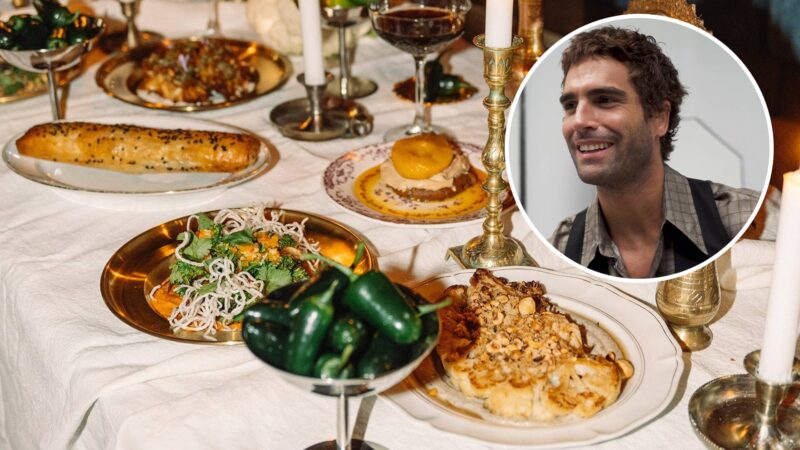 mesa del restaurante Zíngara de Madrid, el favorito del actor Nico Furtado