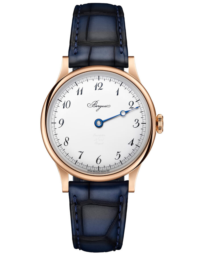reloj Breguet Classique Souscription 2025 con correa de aligátor azul