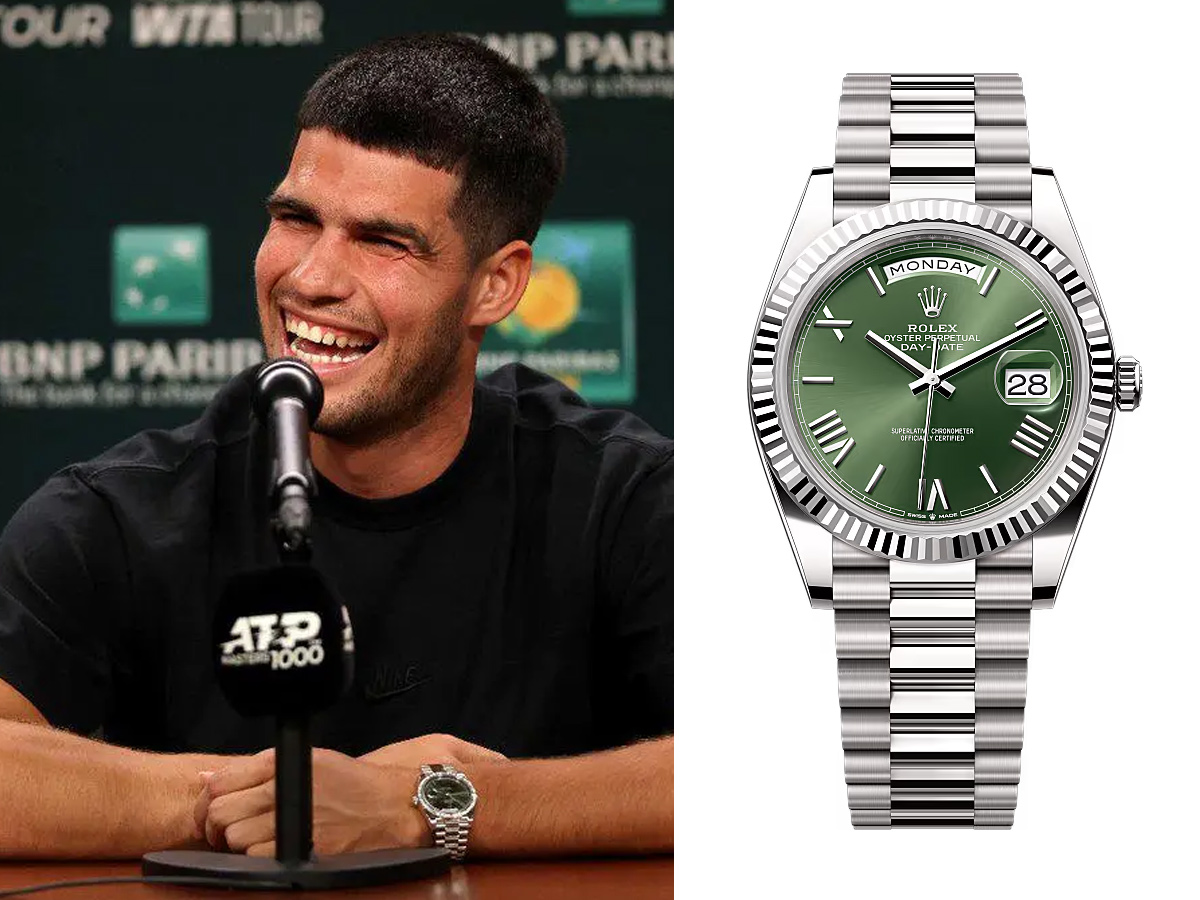 Carlos Alcaraz durante la rueda de prensa del el torneo de Indian Wells en marzo 2025.