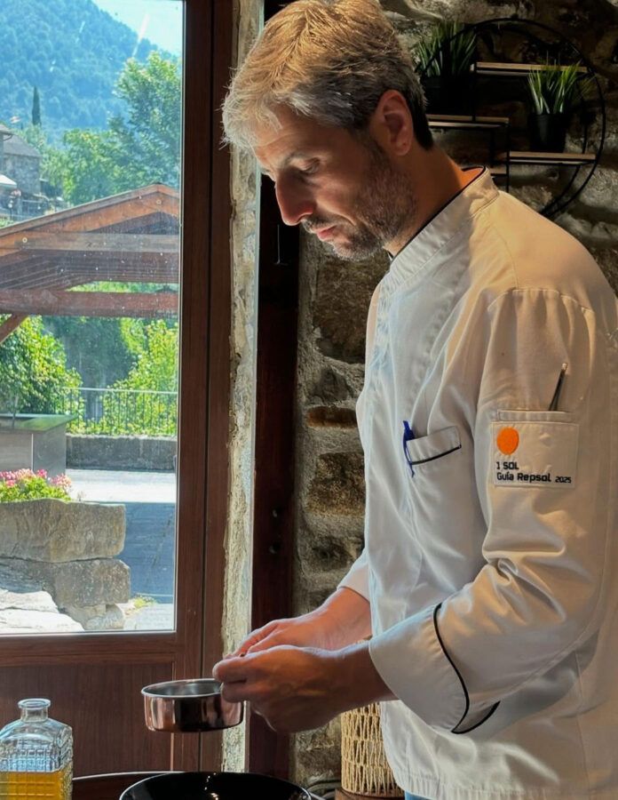 Chef Rubén Coronas de Casa Rubén, el restaurante de Tella galardonado con una estrella Michelin