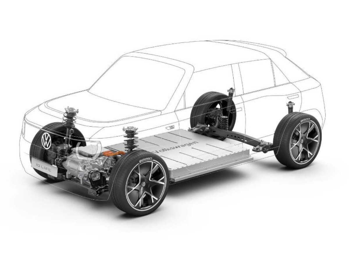 Plataforma de la batería que usan los coches eléctricos VW
