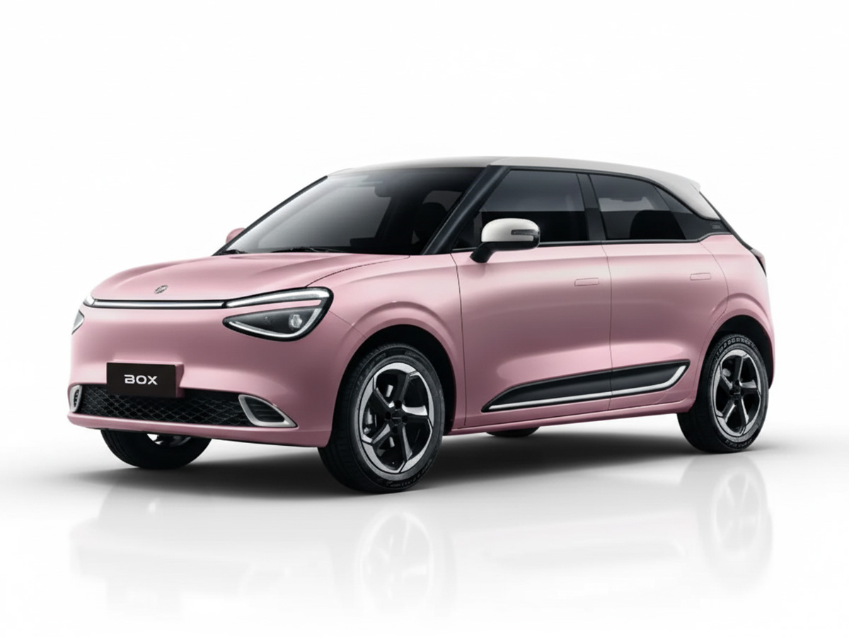 Vista de estudio del Dongfeng BOX en color Champagne Rosé