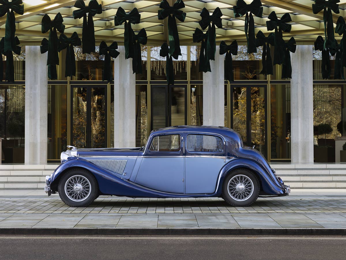 Primer Jaguar SS original azul