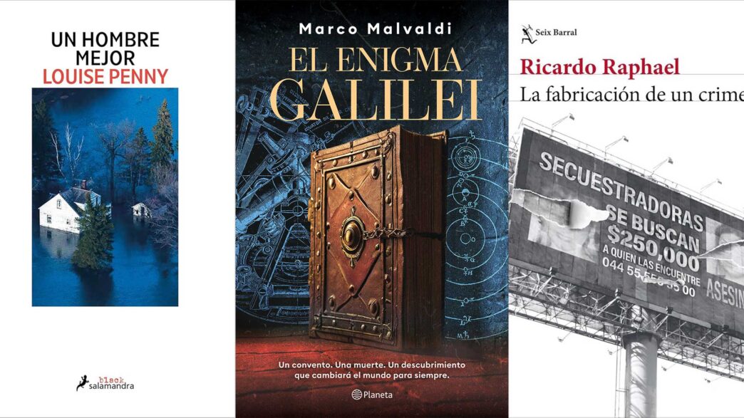 Portadas de algunos de los libros más comprados por los hombres en 2025