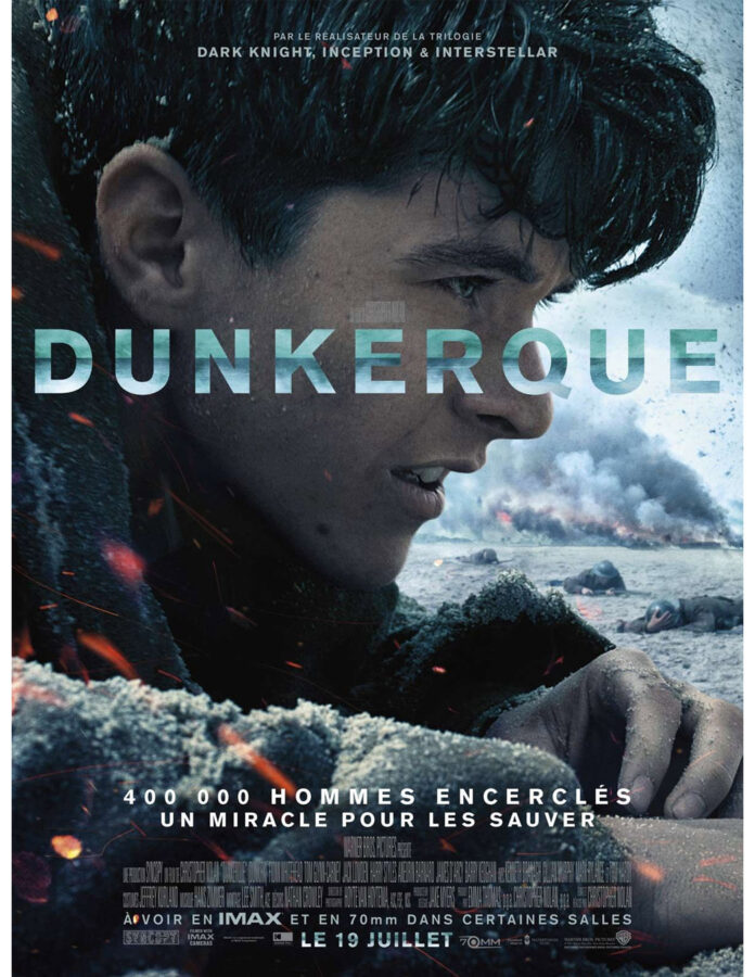 Poster de l apelícula Dunkerque (2017) de Christopher Nolan, una de las películas favoritas de Quentin Tarantino.