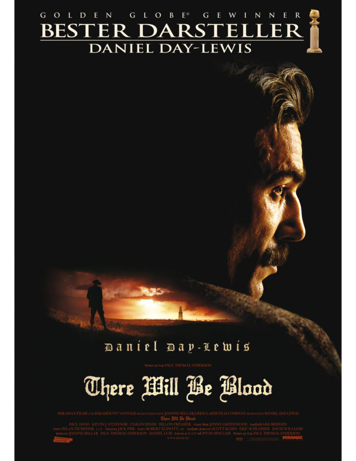 Poster de la película There Will Be Blood (2007) - Paul Thomas Anderson, una de las películas favoritas de Quentin Tarantino.