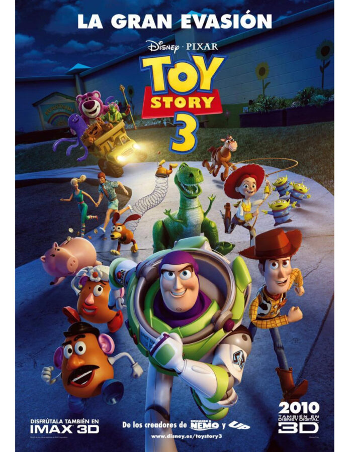Poster de la película oy Story 3 (2010) - Lee Unkrich, una de las películas favoritas de Quentin Tarantino.