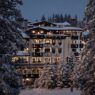 Fachada del hotel Les Airelles en Courchevel 1850