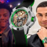 IShowSpeed y Cristiano Ronaldo con el mismo modelo de reloj Jacob & Co Epic X CR7
