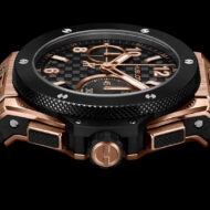 Hublot pone precio a su Big Bang más deseado de 2026: 38.900 € por el King Gold de cerámica negra Movimiento Unico MHUB1280 de Hublot visto a través del fondo de zafiro