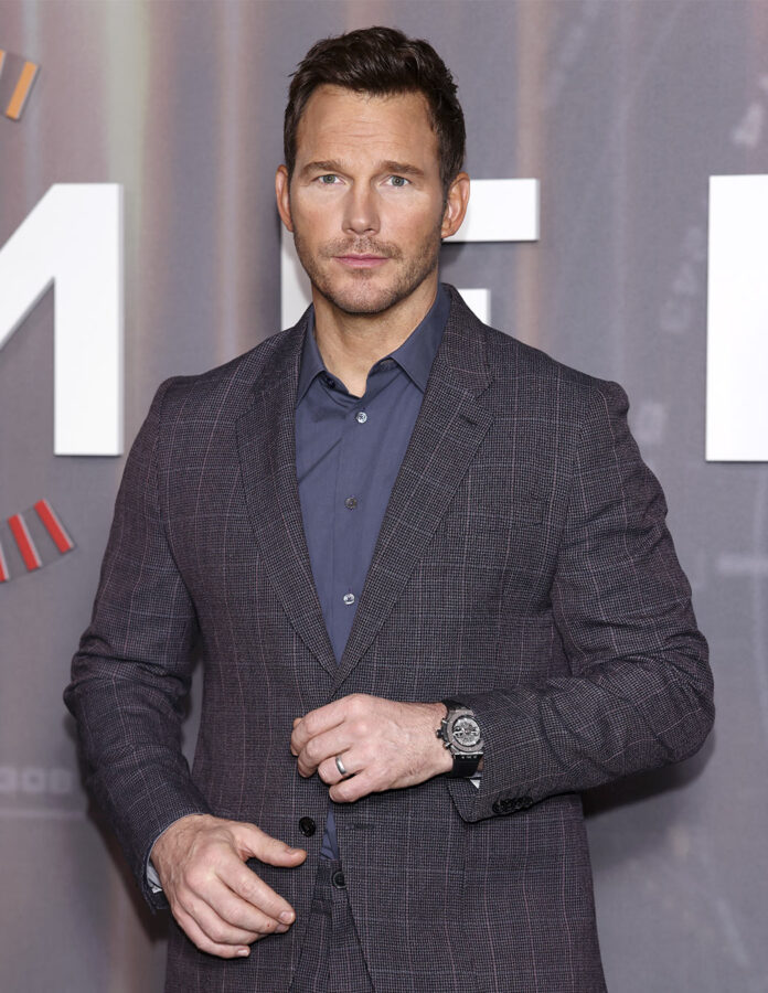 El actor Chris Pratt posa en el photocall para la presentación de su próxima película Mercy