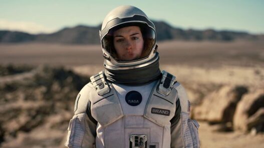 Escena de Jessica Chastain en Interestellar, dirigida por Christopher Nolan.