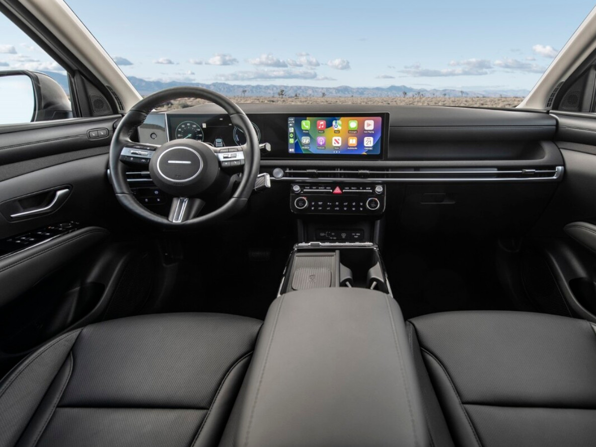 Interior del Hyundai Tucson Hybrid
