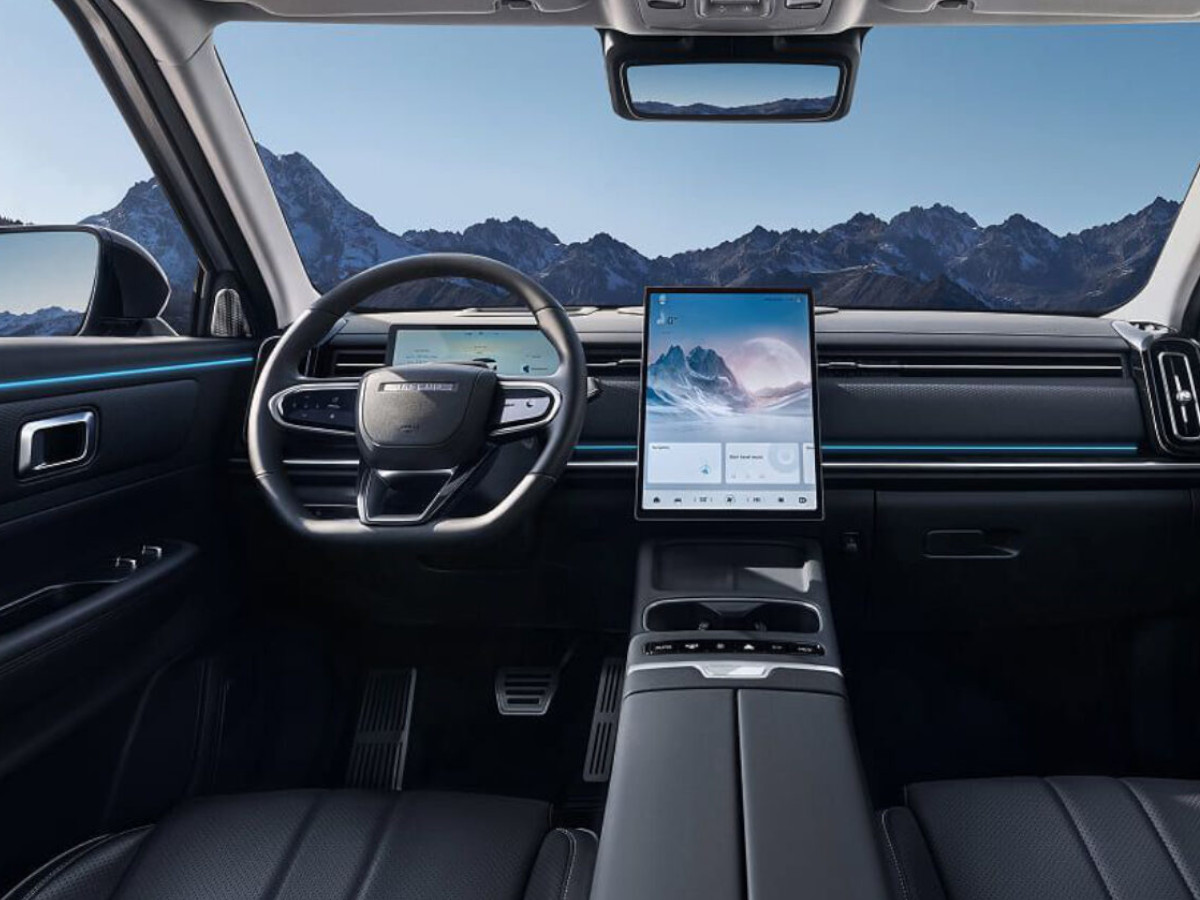 interior del Jaecoo 7 SHS