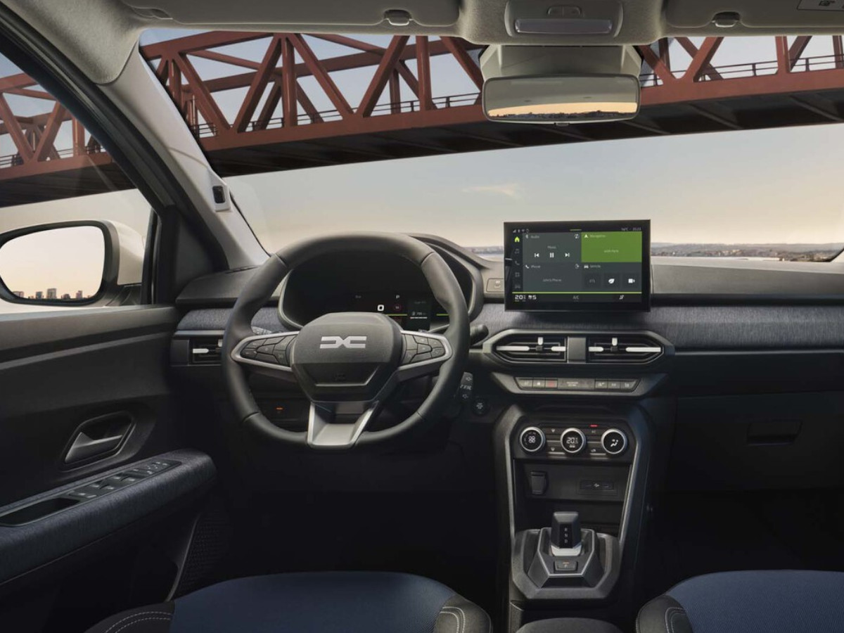 Interior del Dacia Sandero