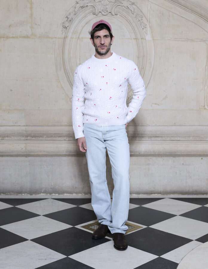 El actor español Quim Gutiérrez posa en el desfile de Dior invierno 2026/2027.