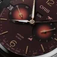 Oris celebra el Año del Caballo con un reloj mecánico de 10 días de reserva y solo 88 unidades Reloj Oris Artelier Edición Limitada Año del Caballo 2026 con esfera burdeos y correa de piel negra