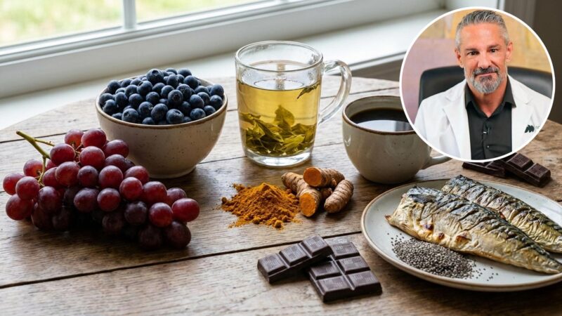 Bodegón de alimentos que ayudan a crear neuronas nuevas según el dr. David Céspedes