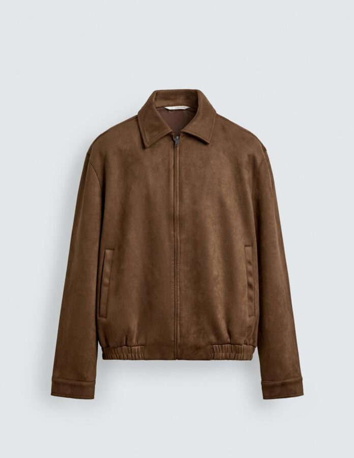 cazadora efecto ante hombre Zara invierno 2026