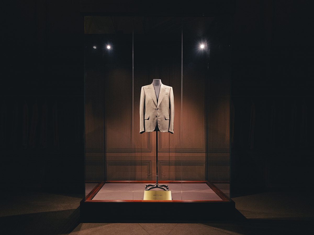 Chaqueta “ABITO N.1”, primer traje de 1930 confeccionado para el conde Ermenegildo Zegna