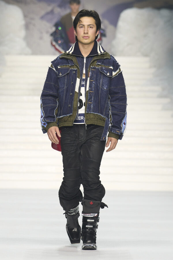 Look 1 del desfile Dsquared2 hombre otoño invierno 2026