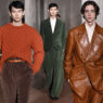 Collage que muestra a diferentes modelos del desfile del diseñador Soshi Otsuki durante la presentación de su colección en Pitti Uomo 2026