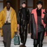 Collage que muestra a diferentes modelos hombres desfilando en el desfile de Hermès temporada otoño/invierno 2026-2027