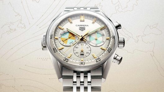TAG Heuer Carrera Seafarer esfera champán con detalles Intrepid Teal y brazalete de acero
