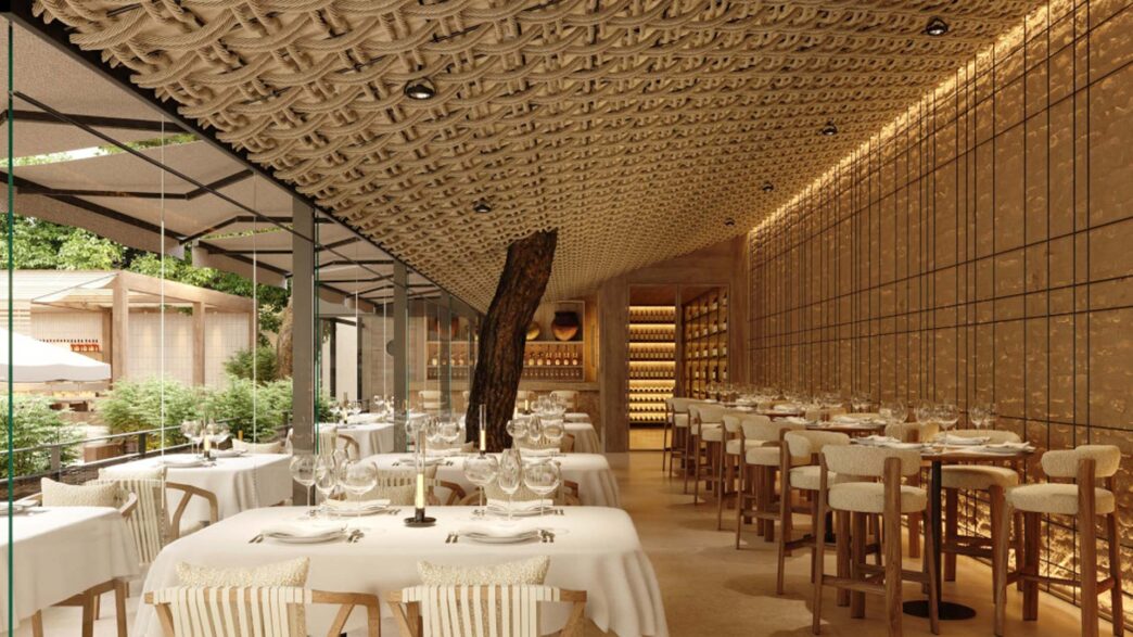 Comedor del restaurante El Campero, en Madrid, una de las nuevas aperturas de 2026